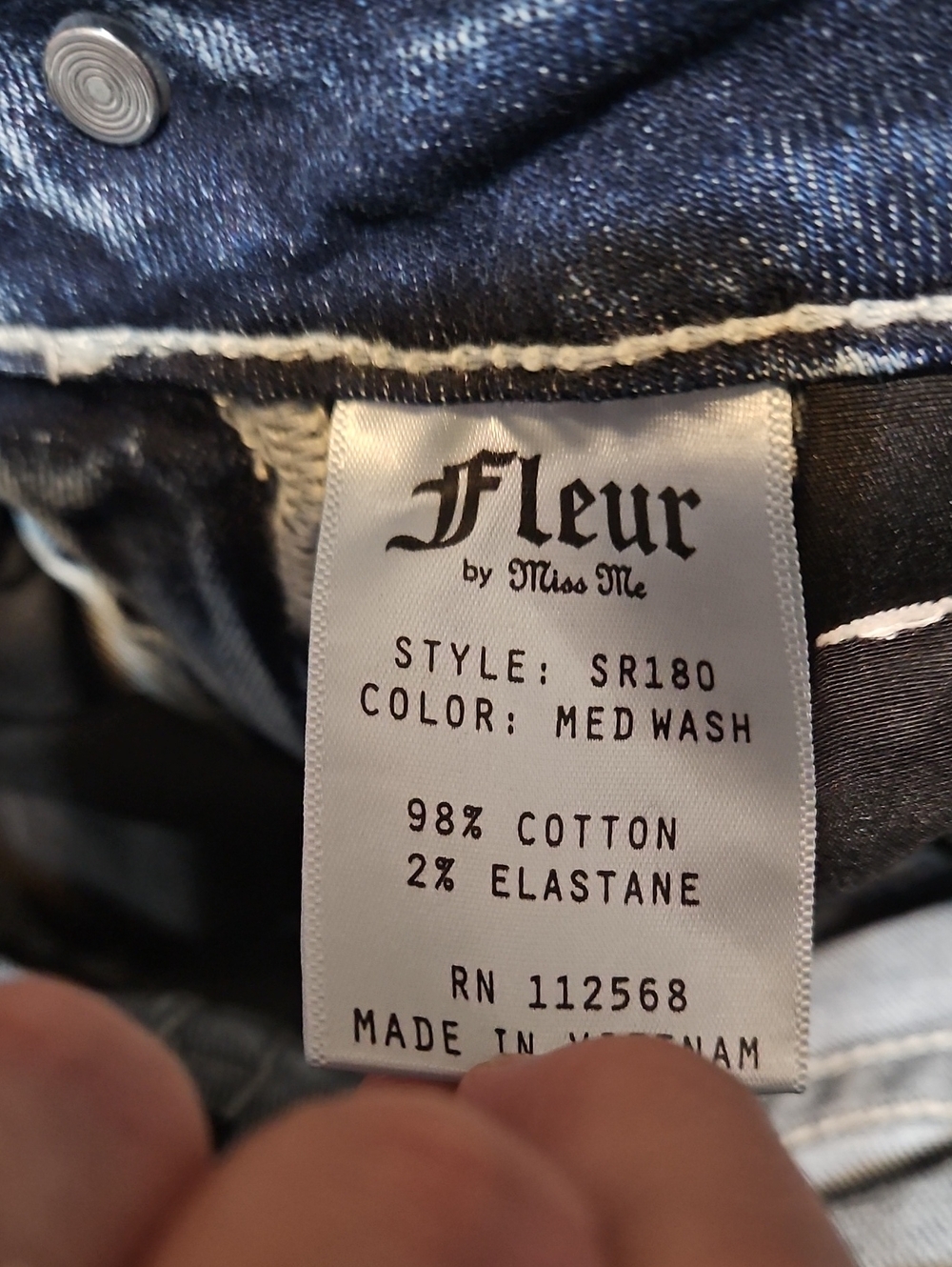 Fleur By Miss Me Low-Rise Bootcut Denim Jeans-NWOT - Picture 12 of 12